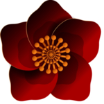 立体浮雕花朵免扣元素PNG