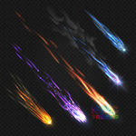 流星陨石图片背景图格式下载