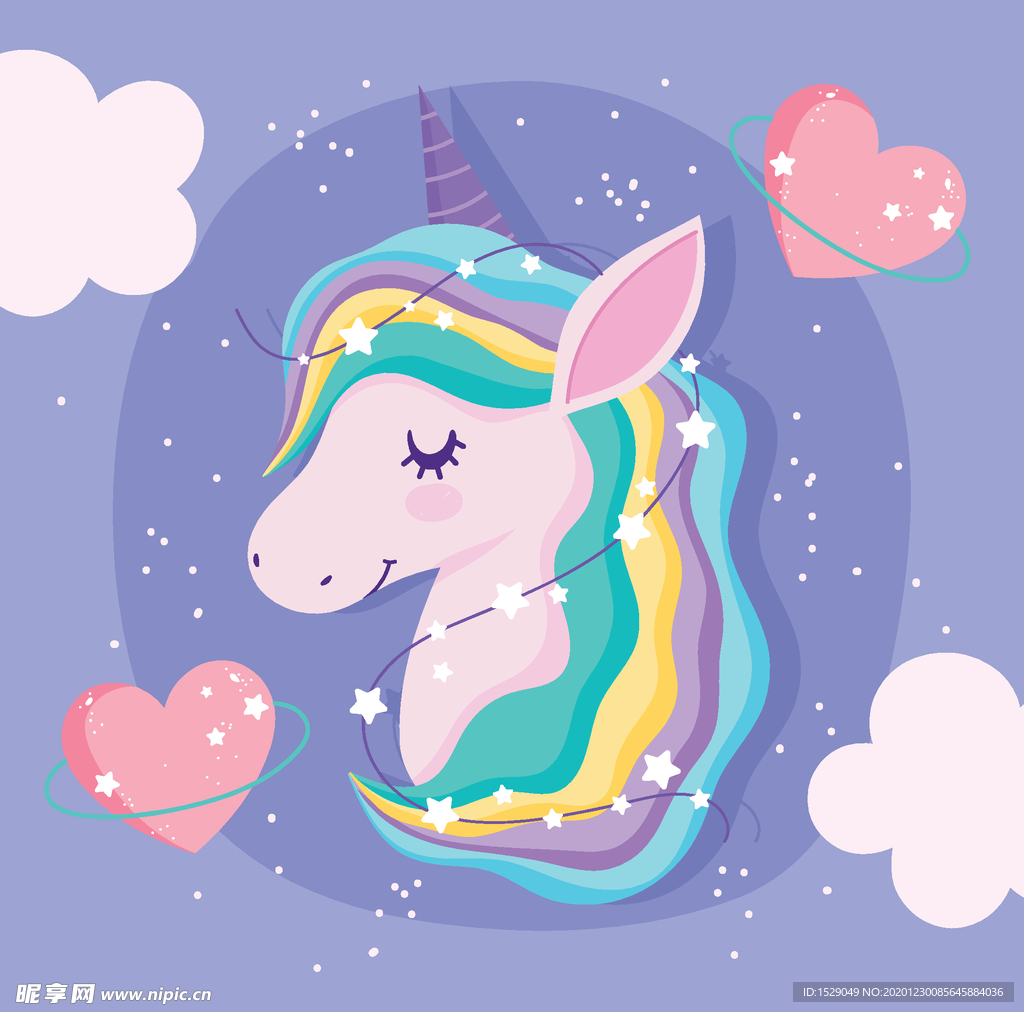 卡通独角兽