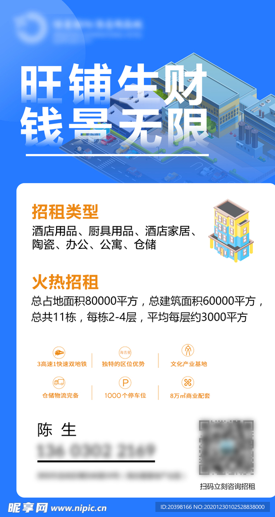 招租海报 旺铺生财