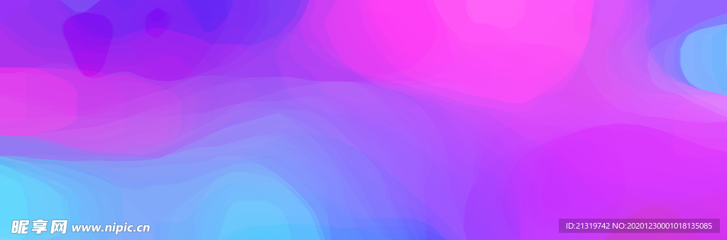 紫色炫彩渐变banner