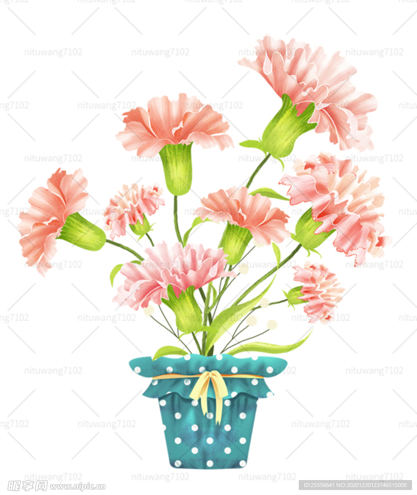 手绘花朵