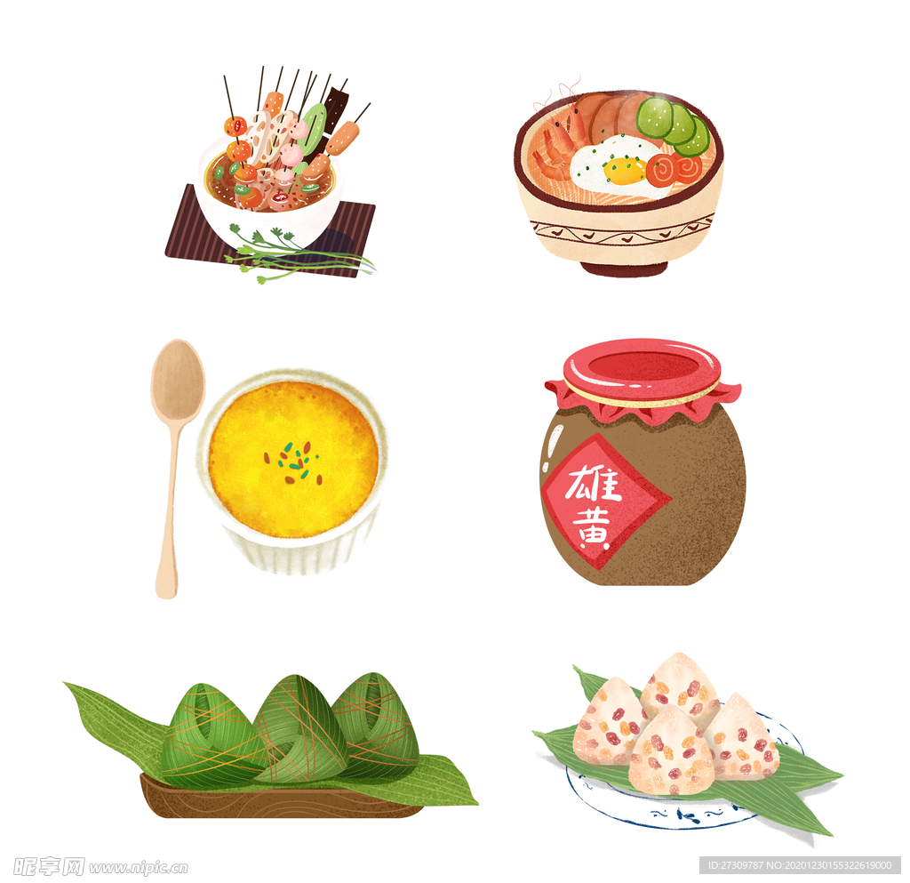 美食插画