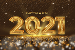 2021金色字体