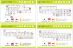 消防逃生路线图 疏散平面图