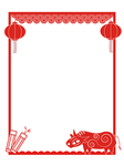 新年过年剪纸剪