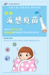 流感疫苗宣传海报
