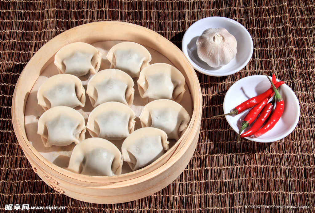 美食蒸饺