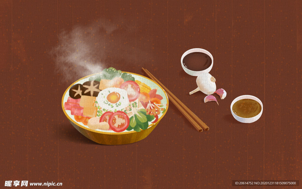 美食盖饭