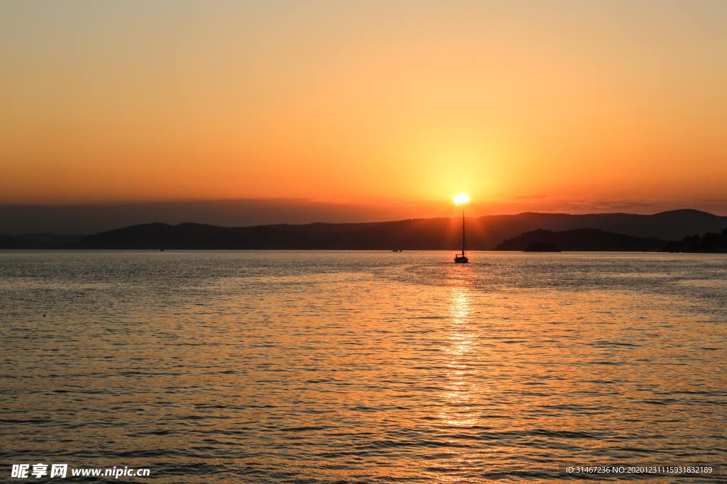 夕阳西下