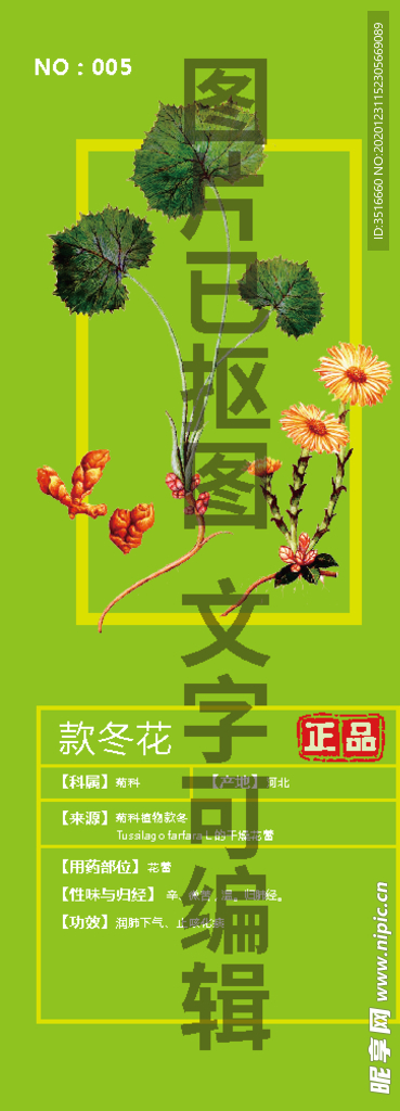 款冬花