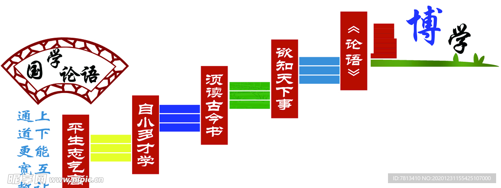 学校楼梯文化墙