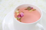 玫瑰金银花茶