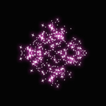 粉色星星光芒元素
