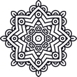 复古花纹图案