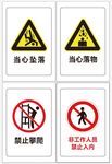 当心坠落落物禁止攀爬禁止入内
