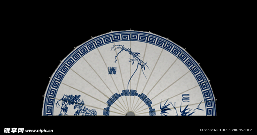 中国风传统扇子