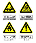警示牌