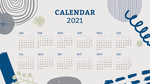 2021抽象几何日历