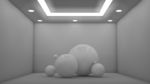 C4D 模型摄影棚产品场景布光