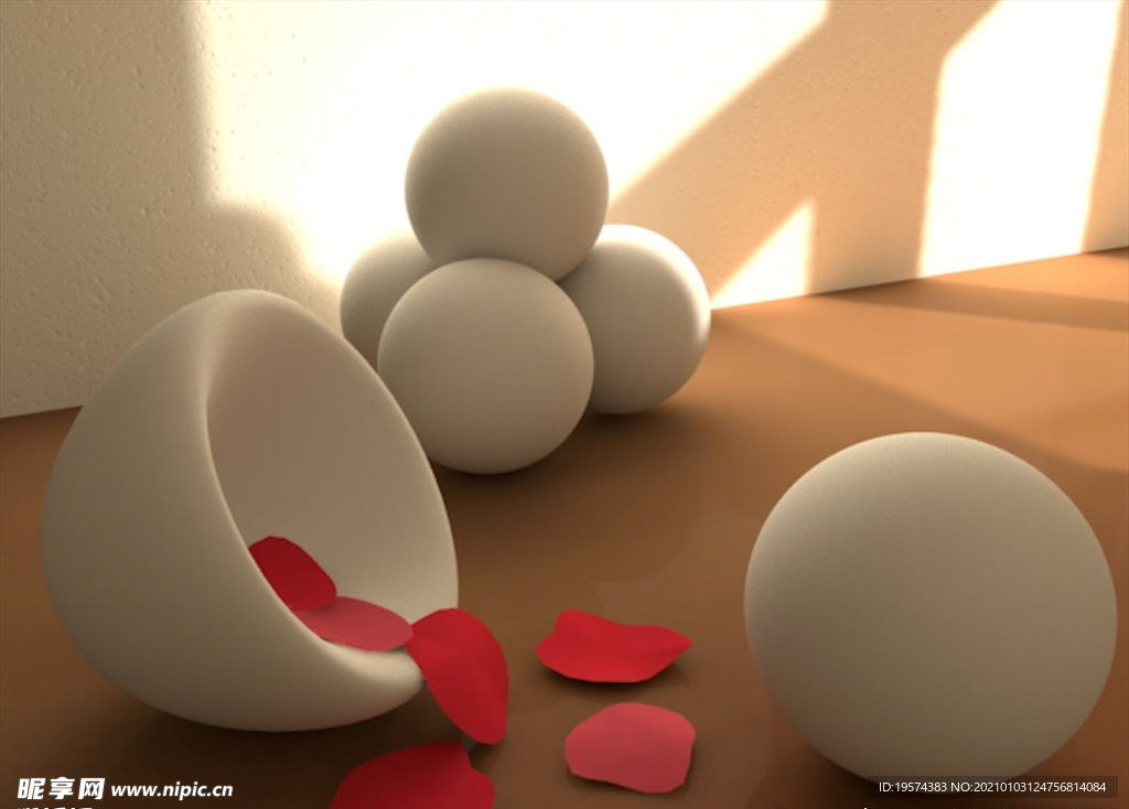 C4D 模型摄影棚产品场景布光