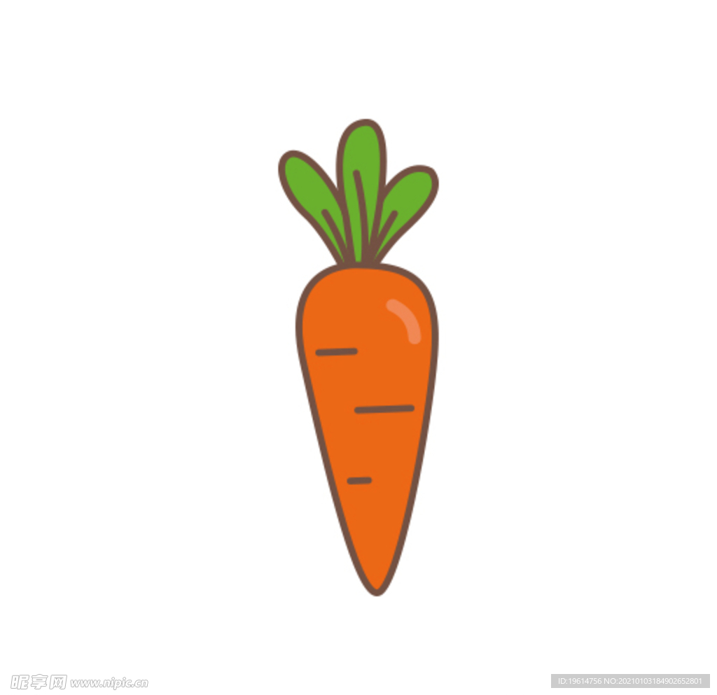 胡萝卜图标logo