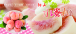 水蜜桃展板海报