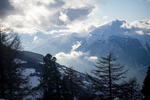 雪山 山峰