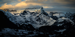 雪山 山峰