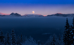 雪山 山峰