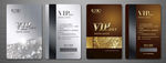金色银色竖版VIP会员卡