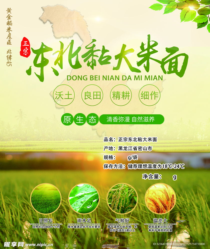 东北粘大米