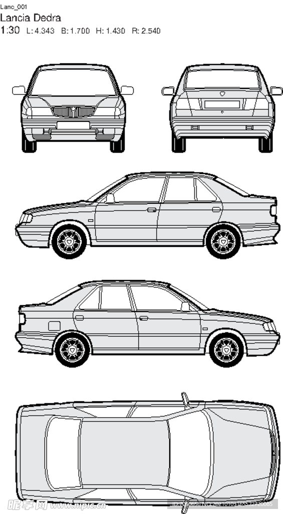 手绘汽车