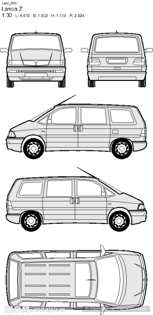 手绘汽车