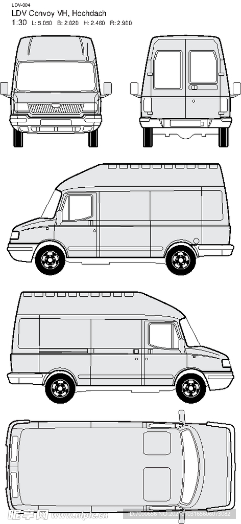 手绘汽车