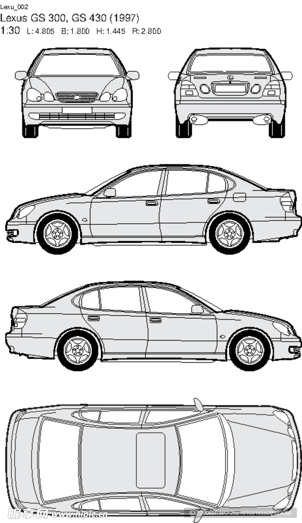 手绘汽车