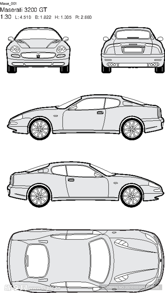 手绘汽车