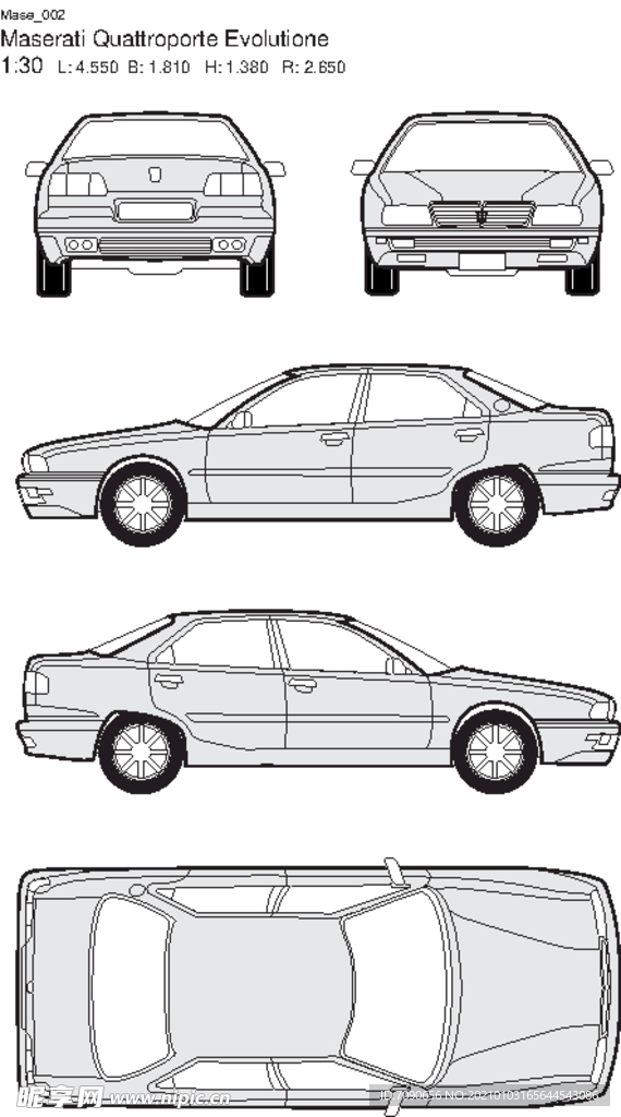 手绘汽车