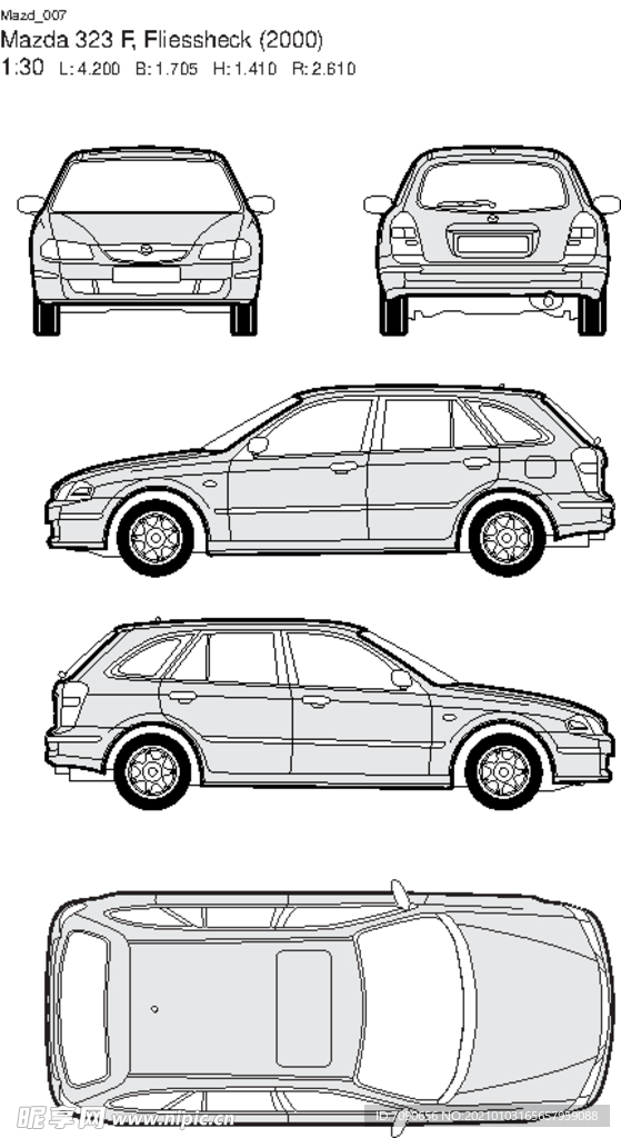 手绘汽车