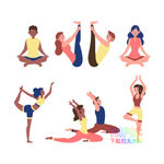 瑜伽yoga瑜珈动作