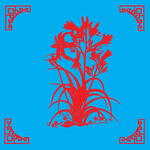 油菜花剪纸