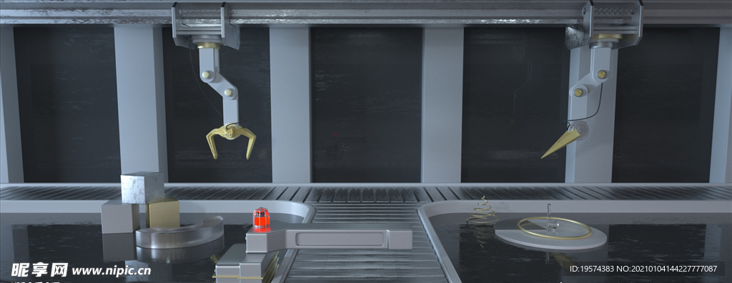 C4D 模型炫酷舞台场景