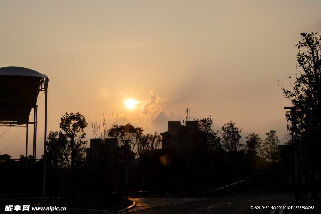 夕阳落日晚霞