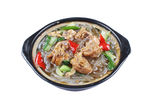 砂锅鸡肉面