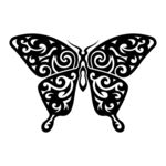蝴蝶花纹