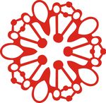 六角剪花窗花纸图案背景元素