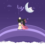 卡通七夕活动海报