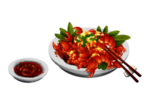 手绘小龙虾
