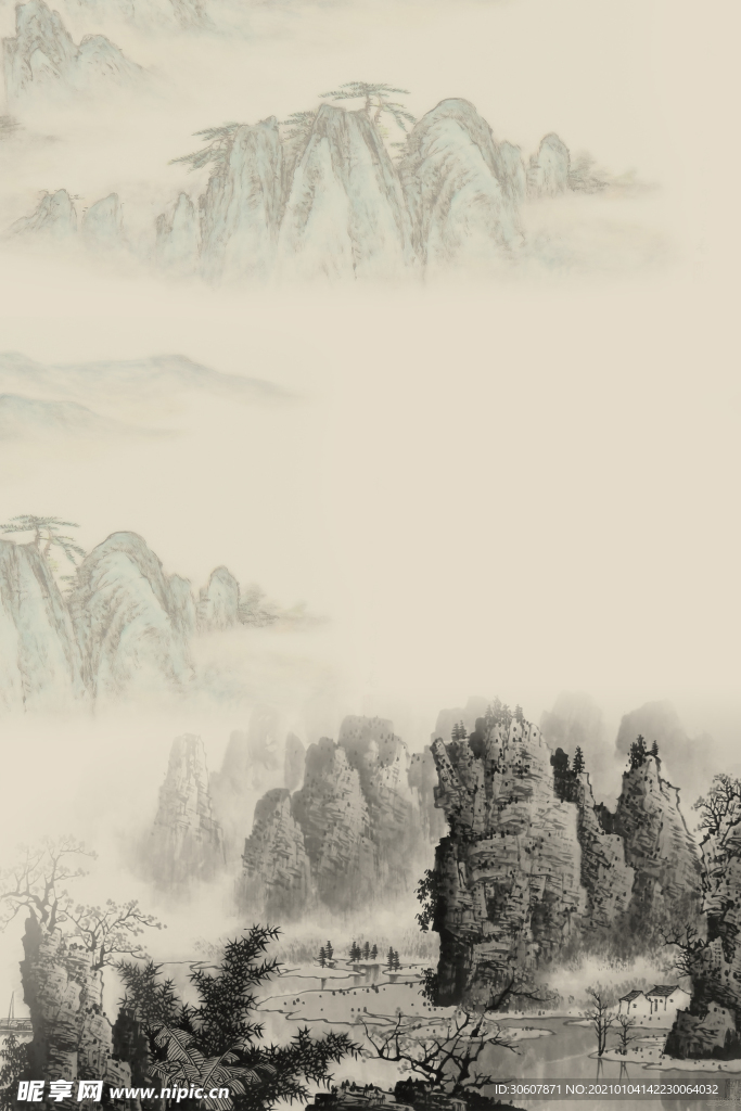 水墨画