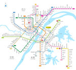 2021武汉地铁轨道交通线路图